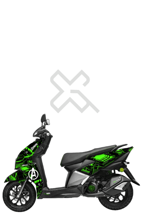 TVS Ntorq Avengers Edition Graphics | Ntorq Super Squad Sticker